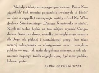 zdjęcie przedstawiające trzecią stronę zbioru z podziękowaniami dla ks. Władysława Skierkowskiego